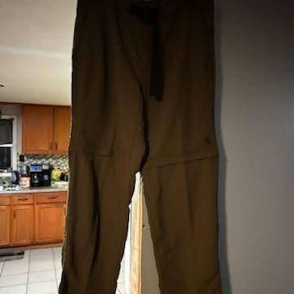 The North Face Dark Green Size 34 Men's Cargo With Removable Pant Leg